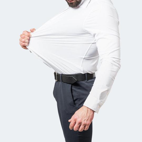 Camisa Flexível Comfort Tecido Seda Gelo