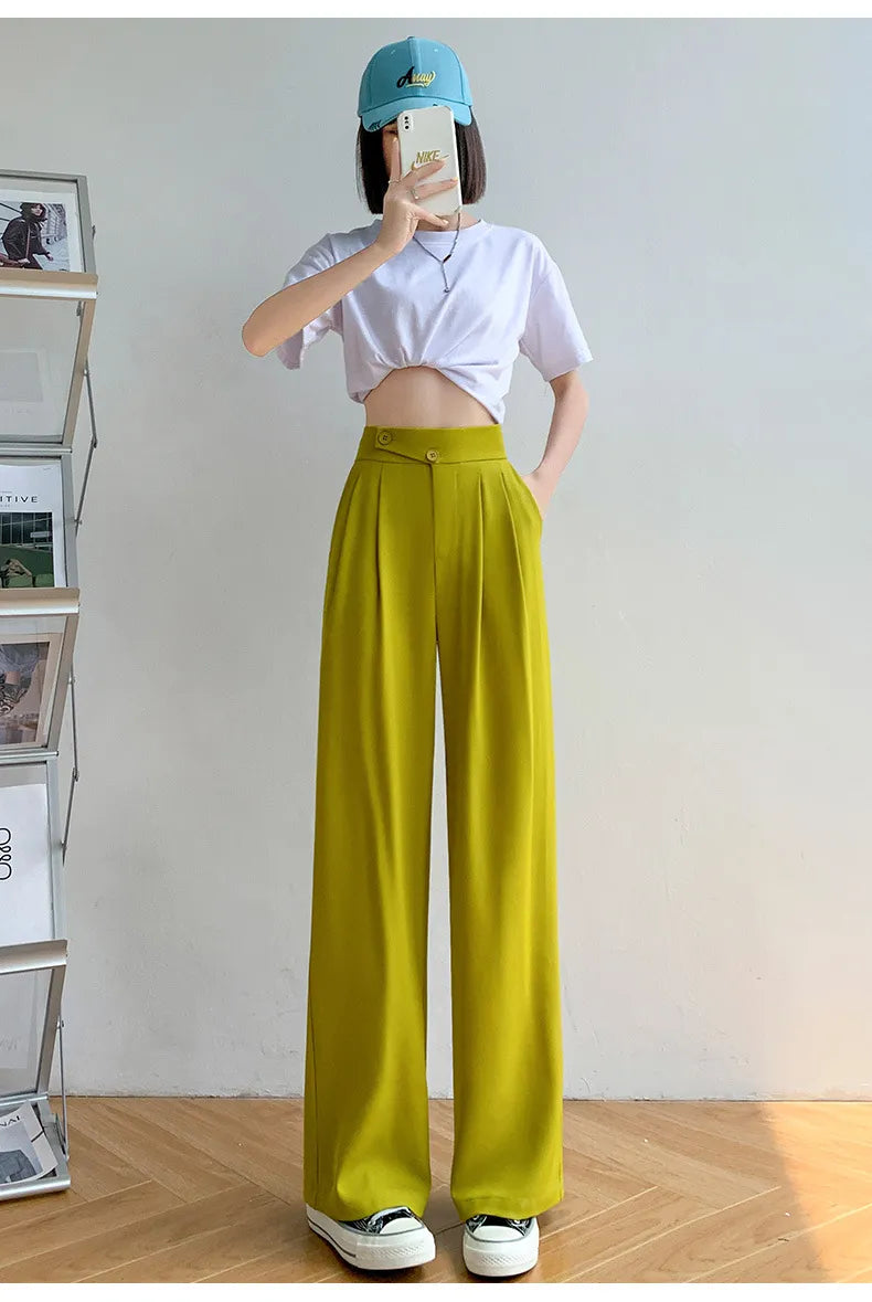 Calça Pantalona em Seda Gelo / Frescor e Luxo para todos os momentos!