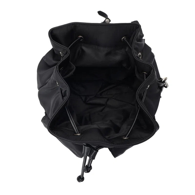 Mochila Preta Nylon Bolsos