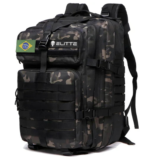 Mochila Military Combat® Forrada à Prova D´Água 50L [QUEIMA DE ESTOQUE]