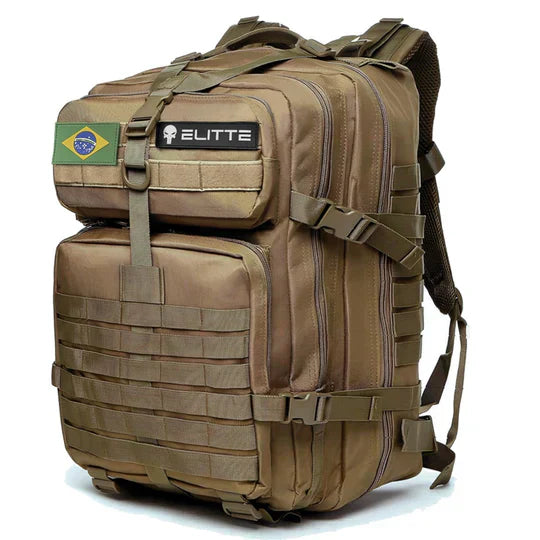 Mochila Military Combat® Forrada à Prova D´Água 50L [QUEIMA DE ESTOQUE]