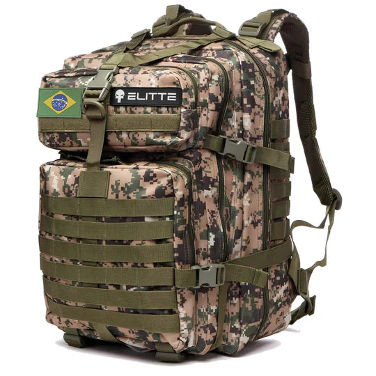 Mochila Military Combat® Forrada à Prova D´Água 50L [QUEIMA DE ESTOQUE]