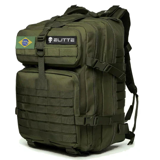 Mochila Military Combat® Forrada à Prova D´Água 50L [QUEIMA DE ESTOQUE]