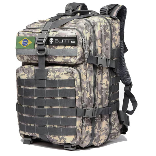 Mochila Military Combat® Forrada à Prova D´Água 50L [QUEIMA DE ESTOQUE]