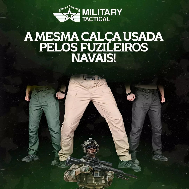 ⚡PROMOÇÃO RELÂMPAGO⚡ Kit com 2 Calça Cargo Tactical® Ultra Resistente [QUEIMA DE ESTOQUE]