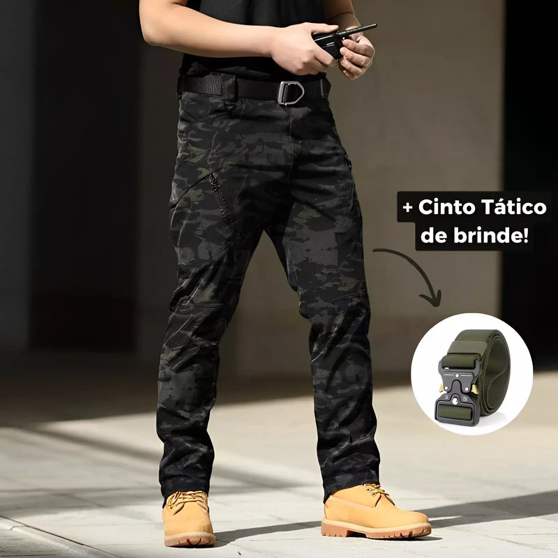 Mega Kit Com 2 Calças Military Tactical® Ultra Resistente e Impermeável + Cinto de BRINDE [QUEIMA DE ESTOQUE]