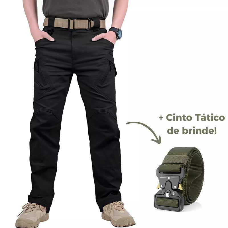 Mega Kit Com 2 Calças Military Tactical® Ultra Resistente e Impermeável + Cinto de BRINDE [QUEIMA DE ESTOQUE]