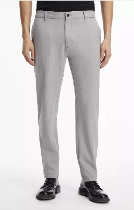 CALÇA MASCULINA ALFAIATARIA COM LÃ CALVIN KLEIN CINZA CLARO