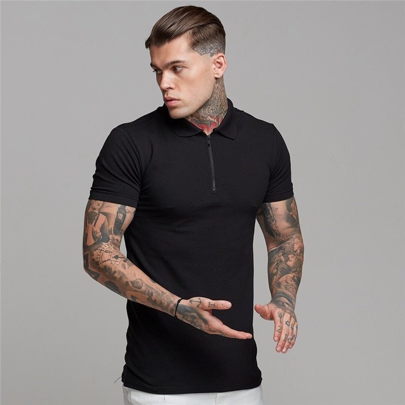 Camisa Polo Básica Slim Fit