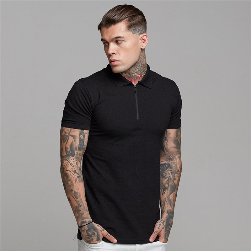 Camisa Polo Básica Slim Fit