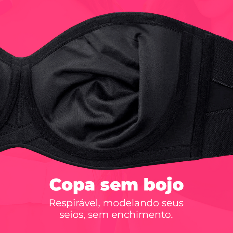 (PAGUE 1 e LEVE 2) Sutiã Femme Comfort™ Premium - Suporte Máximo Sem Alças - ÚLTIMAS UNIDADES