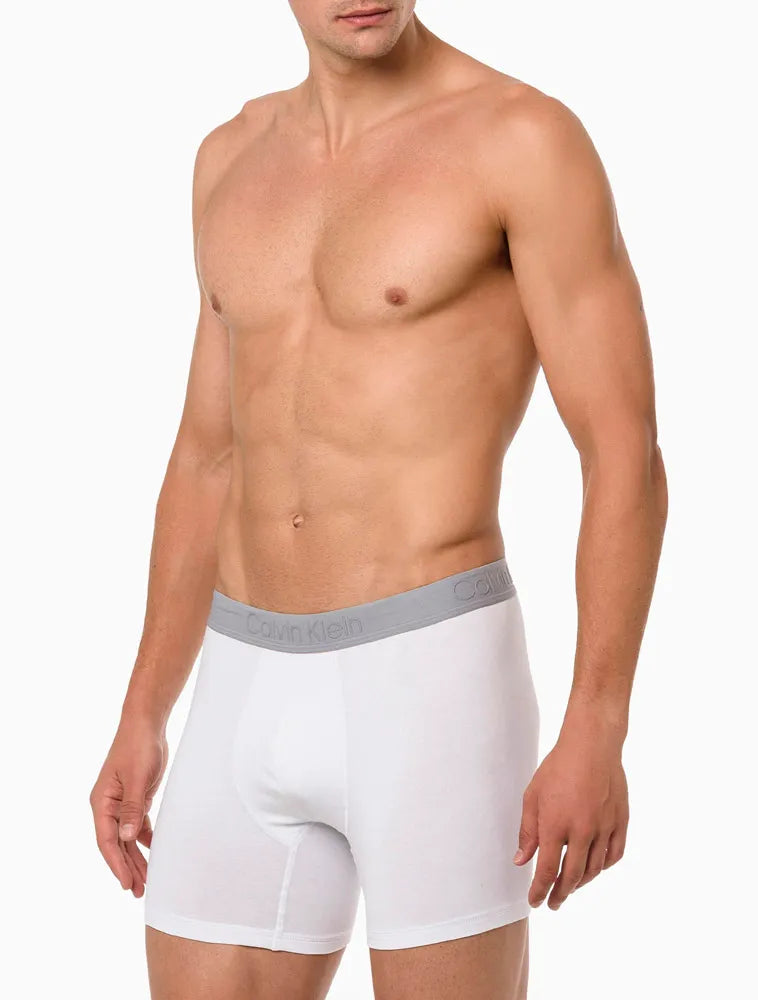 CUECA BOXER COTTON PURE BLACK CALVIN KLEIN UNDERWEAR BRANCO 2