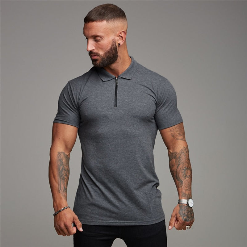 Camisa Polo Básica Slim Fit