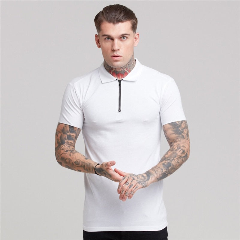 Camisa Polo Básica Slim Fit