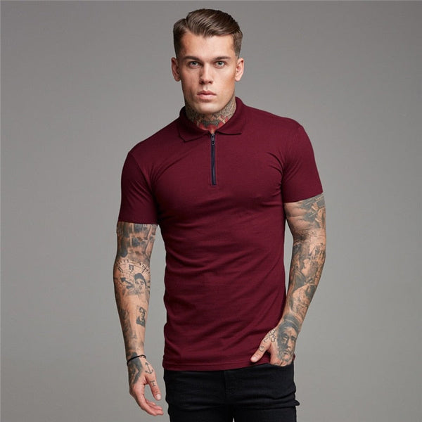 Camisa Polo Básica Slim Fit