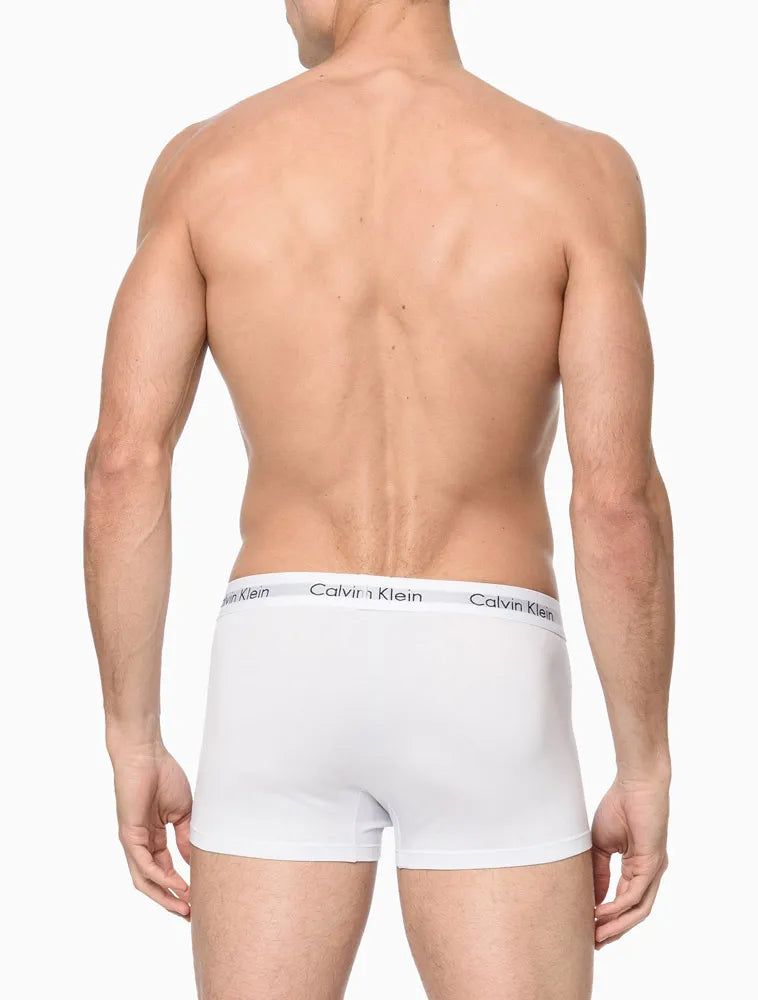 UNDERWEAR TRUNK MODAL COM ELASTANO CUECA CALVIN KLEIN BRANCO