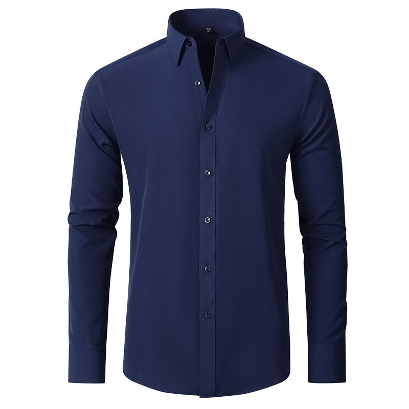 Camisa Flexível Comfort Tecido Seda Gelo