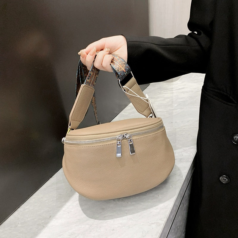 Bolsa feminina de Luxo Couro