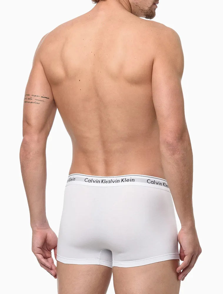 KIT 2 UNDERWEAR TRUNK MODERN COTTON CUECAS CALVIN KLEIN BRANCO