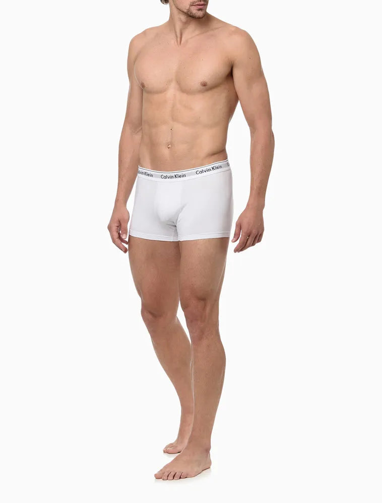 KIT 2 UNDERWEAR TRUNK MODERN COTTON CUECAS CALVIN KLEIN BRANCO