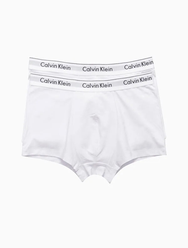 KIT 2 UNDERWEAR TRUNK MODERN COTTON CUECAS CALVIN KLEIN BRANCO