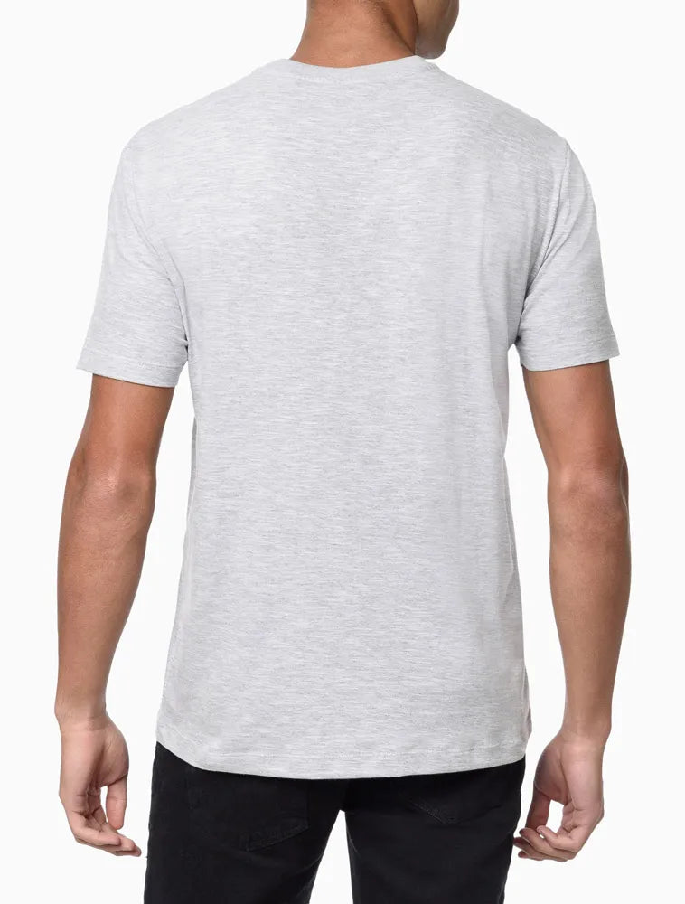 CAMISETA MASCULINA SLIM NEW YORK CINZA MESCLA CALVIN KLEIN