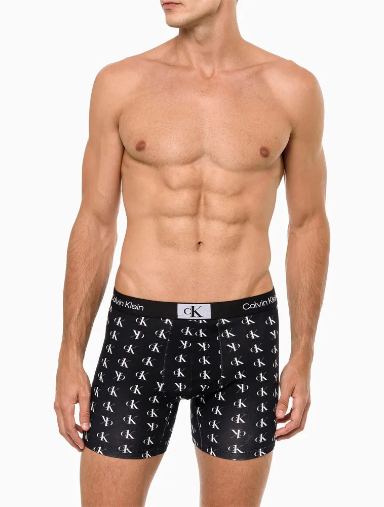 BOXER 1996 PRINT STAGGERED LOGO PRETO