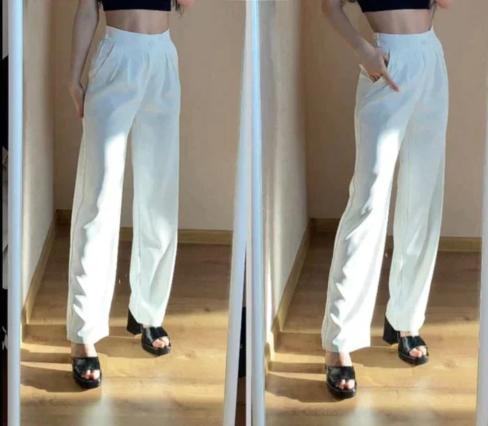 Calça Pantalona Alfaiataria Luxuosa