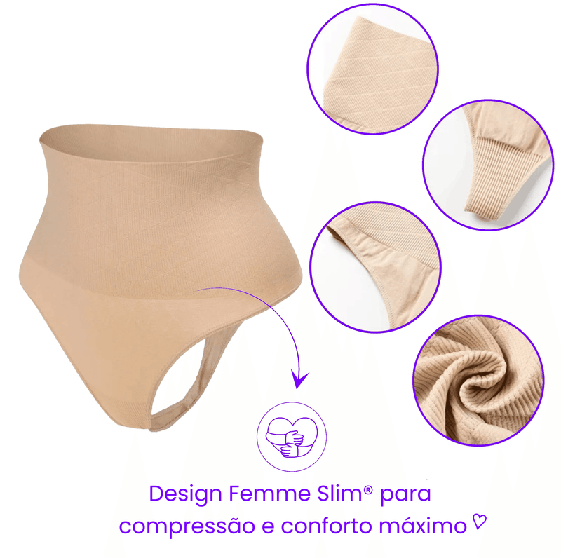 Calcinha Modeladora Femme Slim™ - Calcinha 3 em 1 - (Pague 1 e Leve 3)