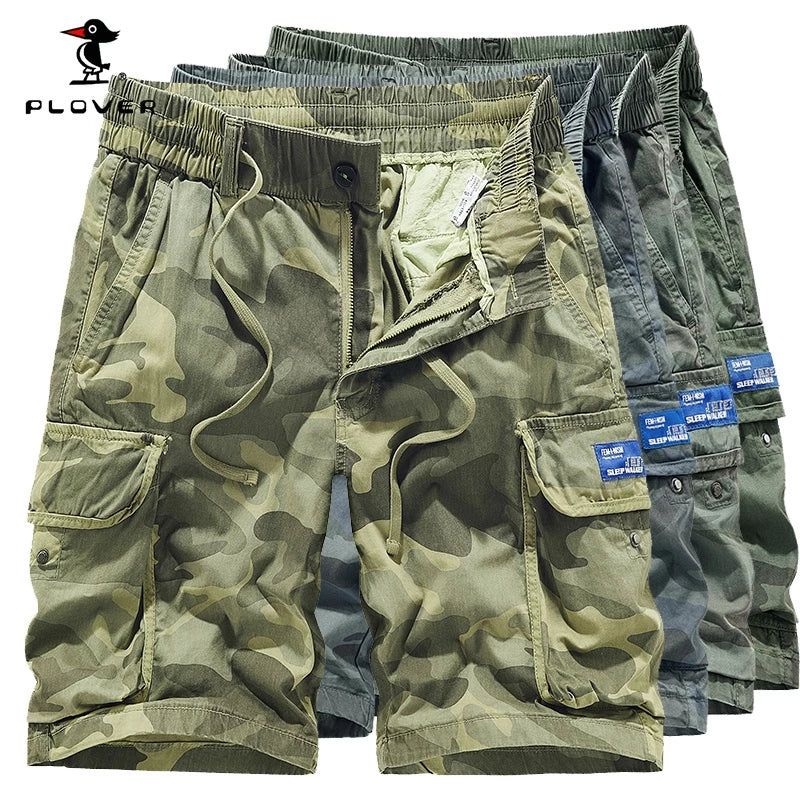 ⚡PROMOÇÃO RELÂMPAGO⚡Bermuda Cargo Masculina Plover Militar Multi Bolsos [COMPRE 1 LEVE 2]