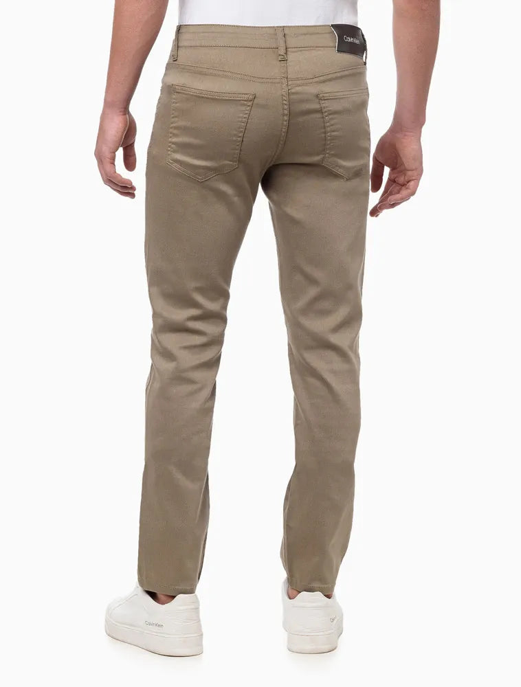 CALÇA MASCULINA 5 POCKETS LISA CALVIN KLEIN CAQUI MEDIO