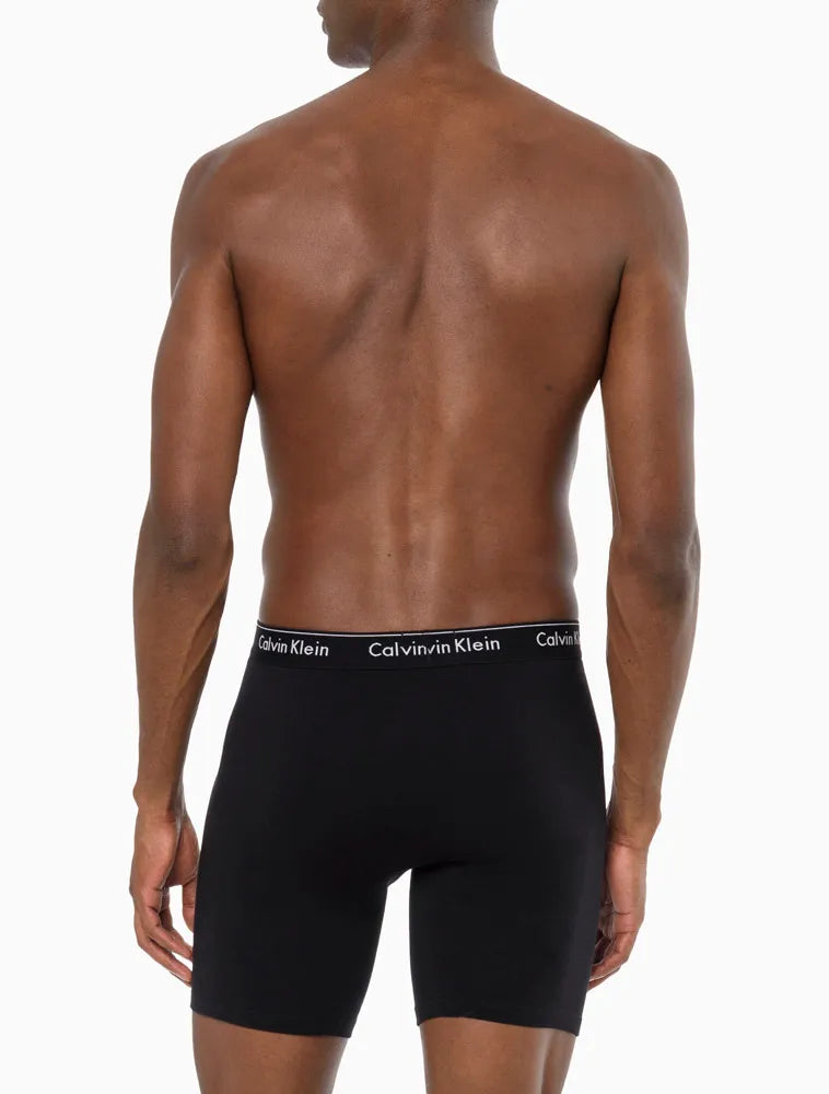 CUECA LONG BOXER MODERN COTTON CALVIN KLEIN UNDERWEAR PRETO